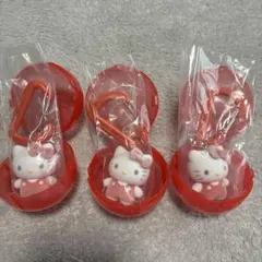 サンリオキャラクターズ カラフルカラビナマスコットチャーム ハローキティ　3個