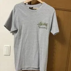Stussy グレー Tシャツ ロゴ入り