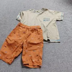 キッズ 半袖Tシャツ ハーフパンツ セット 120cmのサムネイル