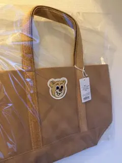 ラブラリー バイ フェイラー オールドテディ ワッペントートバッグ L ベージュ