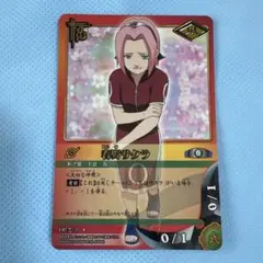 NARUTOカード、初期 レア、忍-3春野サクラ カード BANDAI 2002 - メルカリ