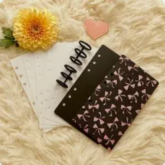 アクリルバインダー ファイル 家計簿 家計管理　推し活　6穴　バインダー貯金