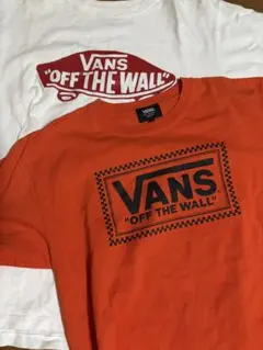 VANS Tシャツセット オレンジ・ホワイト