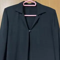 レリアン 黒 ロングジャケット