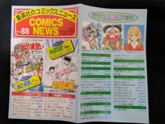 コミックスニュース 64 ドラゴンボール 5巻分 聖闘士星矢 2巻分初版