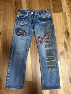 Y2K♡平成ギャル♡刺繍入り♡デニムパンツ00sのサムネイル