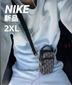 2XL NIKE Sportswear Club フリース スウェット　水色