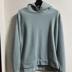 ミントグリーン フリースパーカー