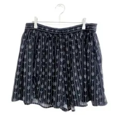 ローリーズファーム ショートパンツ F パターン柄 ウエストゴム シンプル 薄手