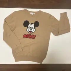 【最終値下げ】グローバールワーク 140 オシャレ♪ミッキー セーター バック