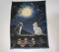 猫柄 ブランケット 90×150海辺 青空 タペストリー マルチカバー 北欧