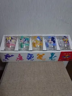 ミッキーフォーキッズ　フェイスS　グラスセット　5個