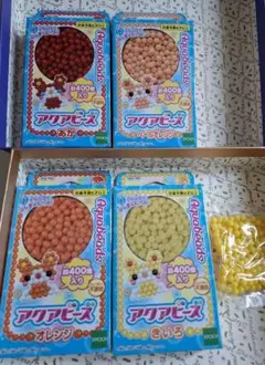 アクアビーズ 約400個入り 4色セット おまけつき