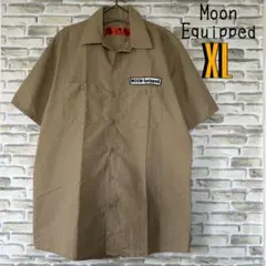 MOON Equipped ワークシャツ XL ベージュ　ムーンアイズ　90's