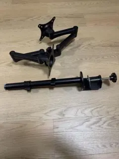 BESTEKモニターアームデュアルモニター2台対応 耐荷重20kg27インチ対応