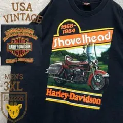 90s☆USA製古着☆【ハーレーダビッドソン 半袖Tシャツ】メンズ3XL