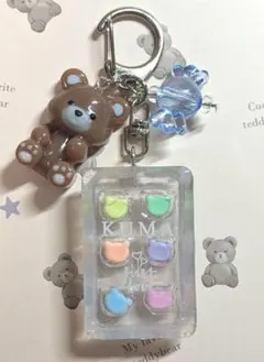 くまさんのお菓子シェイカーキーホルダー