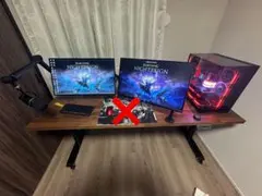180×80×3cm 自作電動昇降デスク FLEXISPOT e7 - メルカリ