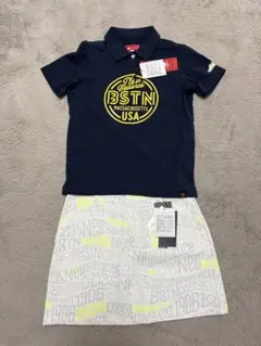 【上下セット】New Balance ゴルフポロシャツとスカートセット　サイズO