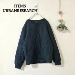 ITEMS URBANRESEARCH キルティングジャケット S ブラック