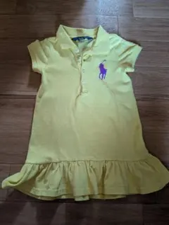Polo Ralph Lauren 半袖ワンピース 2T イエロー