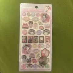 ボンボンドロップシール　 和柄 舞妓