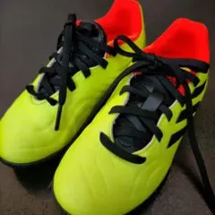 18.0センチ　アディダス キッズスパイク　イエロー/レッド