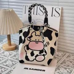 牛柄トートバッグ