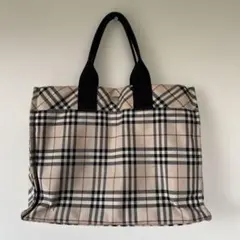 Burberry チェック柄 トートバッグ