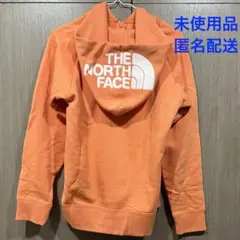 ザノースフェイス　リアビューフルジップフーディ オレンジ　刺繍ロゴ L