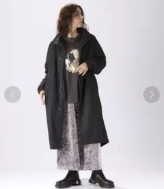 niko and… キルトライナー付ミリタリーコート スモーク M 2way