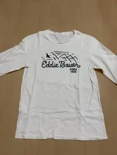 【希少】Eddie Bauer ホワイト長袖シャツ