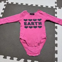 EARTHMAGIC ピンクロンパース 80のサムネイル
