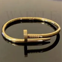 【釘 ブレスレット】メンズ レディース ゴールド 高級感 ユニセックス