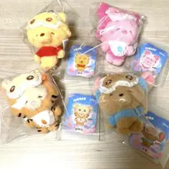 TOPTOY すやすやシリーズ　くまのプー　コンプリートセット　4体　マスコット