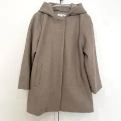 値下げ　GLOBAL WORK フード付きコート 140 ベージュ