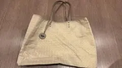 Bottega Veneta イントレッチオリュージョンクリーム トートバッグ