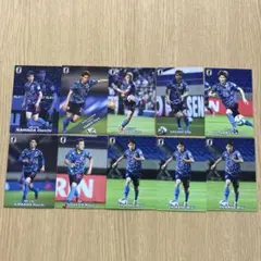 サッカー日本代表チップス2022 10枚セット