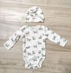 【美品】H&M オーガニックコットンロンパースセット