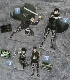 進撃の巨人 リヴァイ アクリルスタンド 4種