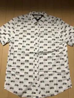 FOREVER 21 自転車柄 半袖シャツ M
