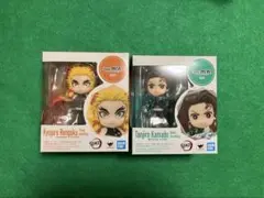 フィギュアーツミニ 炎の呼吸 煉獄杏寿郎 水の呼吸 竈門炭治郎 - メルカリ