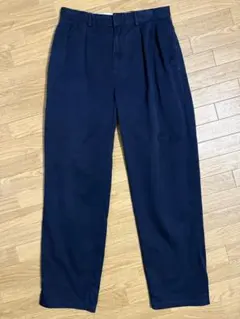 ペ*ペ様 90s ポロラルフローレン 2タック チノパン ネイビー W30