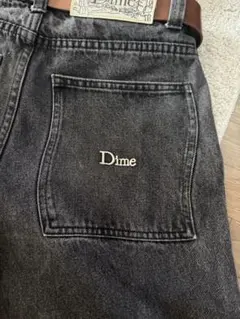 Dime ブラックデニム パンツ