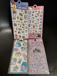 【感謝セール】正規品ハローキティボンボンドロップシール海外限定シール4枚セット