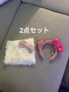 キティちゃん ニット帽 カチューシャ usj