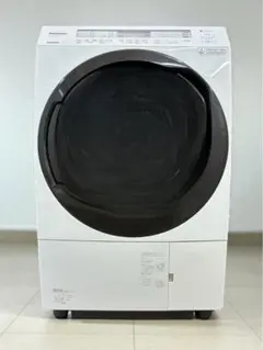地域限定送料無料　美品 パナソニック ドラム式洗濯乾燥機 NA-VX800BL ドラム式洗濯乾燥機 VXシリーズ クリスタルホワイト NA-VX800BL