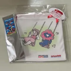 【新品未使用】ミャクミャク アルプスの少女ハイジ 巾着 マドラー セット