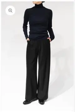 PHERE Salm curve pants_black