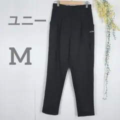 ユニー　FItplus ジョガーパンツ　ヨガパンツ　黒　ストレッチ　M a750